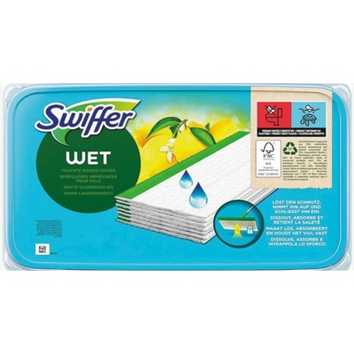 Swiffer Antibakteriální vlhčené ubrousky na podlahy 10 ks