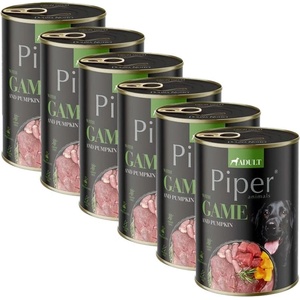 Dolina Noteci Консерва Piper Adult с дивеч и тиква 6 x 400 г