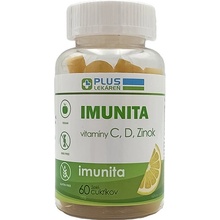 Plus Lékáreň Imunita Vitamíny C D Zinok želé 75 g | 60 ks