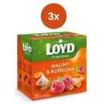 LOYD Чай Лойд пирамида малина + куркума + канела 3x40 г