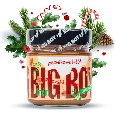 Big Boy Perníkové latté Lískovo mandlový krém 220 g – Zboží Dáma