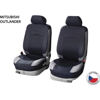 Autopoťah Cappa Perfetto OL Mitsubishi Outlander černá/šedá 2M
