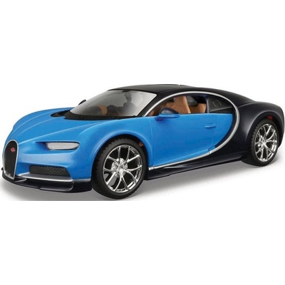 Maisto Bugatti Chiron modré assembly line 1:24