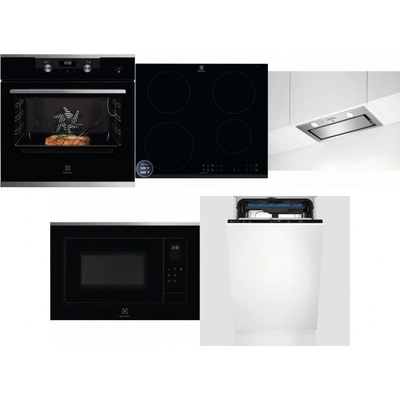 Set Electrolux KODEC75X2 + LIR60433B + LFG716X + LMS4253TMX + EEM23100L