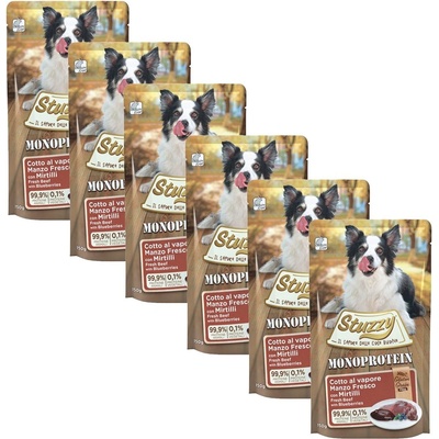 Stuzzy Monoprotein Говеждо с боровинки 6 x 150 г