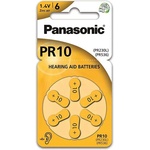 Panasonic Батерии цинкови Panasonic Hearing Aid Batteries PR230/6LB, PR10, 1.4V, 6 бр (PR230/6LB)