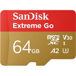 SanDisk microSDXC Extreme 64GB A2/V30 (SDSQXBU-064G-GZ6MA)