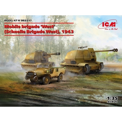 ICM Mobile brigade West1943 DIORAMA 3 kits DS3517 1:35
