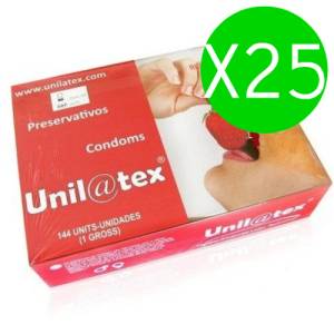 Unilatex red / strawberry preservatives pack 25 x 144 units