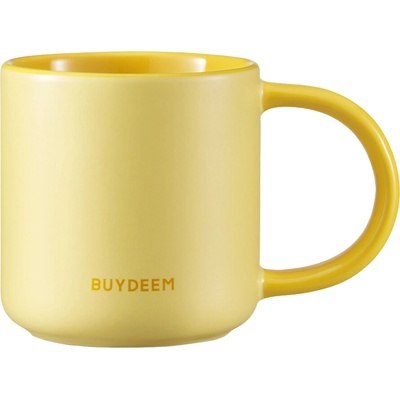 Buydeem CD1018 Ceramic Mug 300 ml, Mellow Yellow (CD1018-MY)