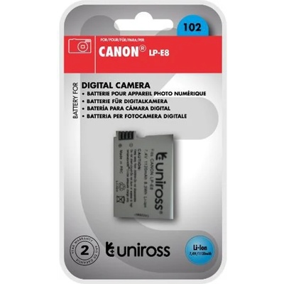 Cameron Sino Батерия Cameron Sino за апарат CANON LPE8 LiIon 7.4V, 1120mAh (CS-VB-CANON-LPE8)