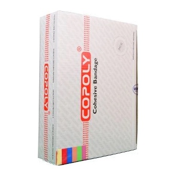 CoPoly Obinadlo elast. 2,5 cm x 4,6 m barevný MIX 24 ks