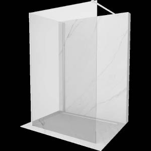 Mexen Kioto душ преграда Walk-in 100 x 80 см, прозрачна, бяла - 800-100-212-20-00-080 (800-100-212-20-00-080)