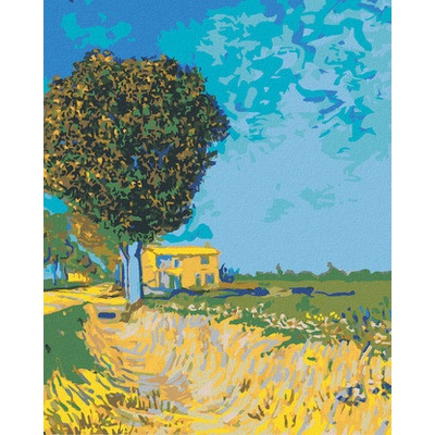 Malování podle čísel ALEJ V ARLES S DOMY VINCENT VAN GOGH