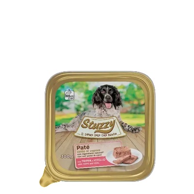 Stuzzy CLASSIC PATE WITH TRIPE AND VEAL пастет за куче с говеждо и шкембе 300gr