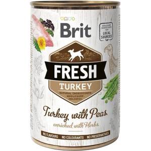 Brit Консерва Brit Fresh Turkey with Peas 400 г