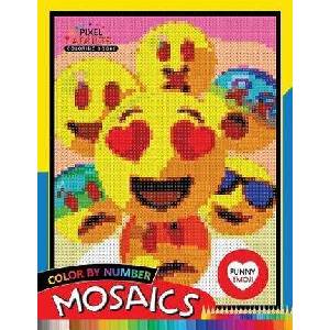 Funny Emoji Mosaic: Pixel Adults Coloring Books Color by Number | Rocket Publishing (ISBN: 9781720161547)