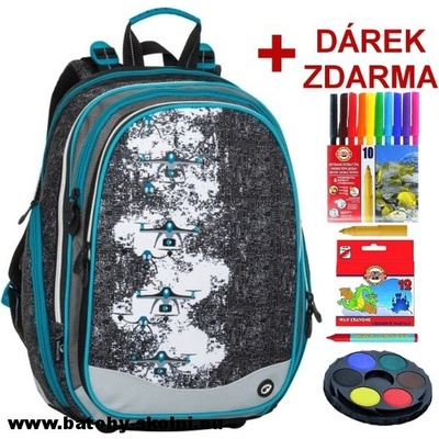 Bagmaster Element 8 B černá/šedá/modrá