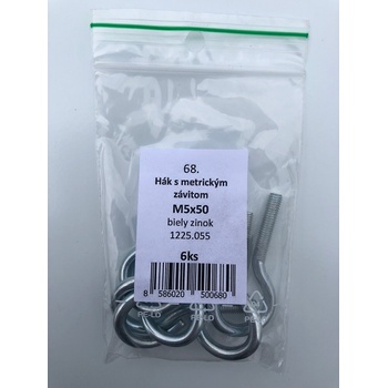 Svx Hák s metrickým závitom M4x40 6ks