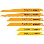 DEWALT Комплект ножове за трион DeWALT в куфар за съхранение / 2 × DT2345, DT2349, 2 × DT2353 / (6 бр. ) DT2444 (DT2444)