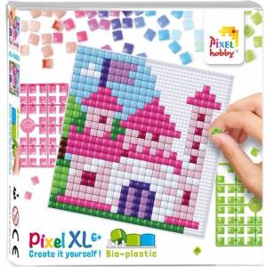 Pixelhobby Креативен комплект с пиксели Pixelhobby - XL, Замък (41057-Castle)