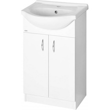 AQUALINE SIMPLEX ECO 50 umývadlová skrinka vrátane umývadlá 47x83,5x29 cm