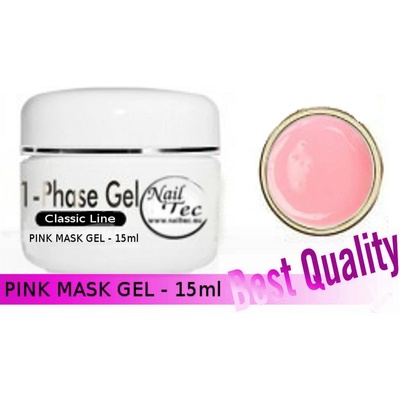 Nailtec Profi UV gel Classic Line pink mask gel růžový krycí 15 ml