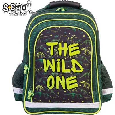 S-Cool Ученическа раница s-cool ергономична wild one, 15 л