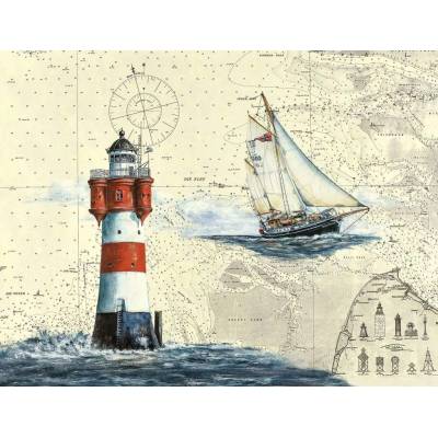 Ravensburger - Puzzle Romantic lighthouse - 2 000 piese