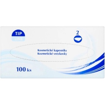 Tip Line kozmetické vreckovky 2-vrstvové 100 ks