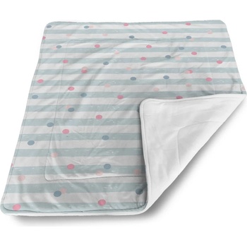Sablio Detská deka Pruhy a tečky