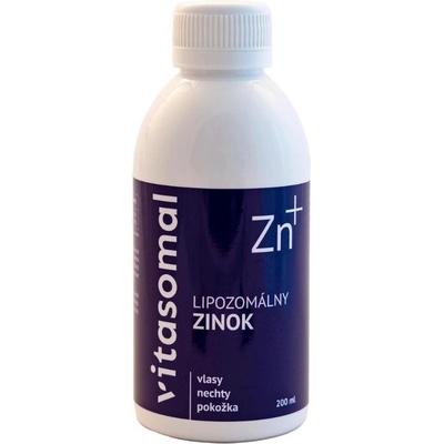 Vitasomal Lipozomální Zinok 20 mg s vitaminem C bez konzervantů 200 ml