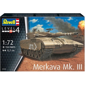 Revell Сглобяем модел, Revell, Израелски танк Merkava Mk. III, 150 части