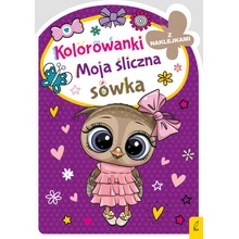 Moja śliczna sówka. Kolorowanka z wykrojnikiem