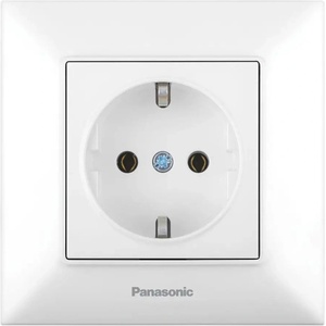 Panasonic КОНТАКТ ШУКО БЯЛ PANASONIC Arkedia Slim (8681224540767)