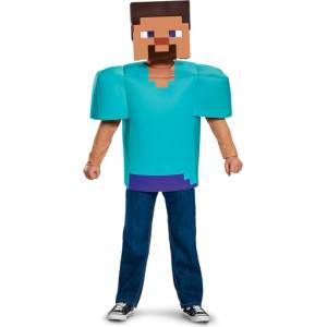 EPEE Детски костюм Стив от Майнкрафт (Minecraft) Размер - деца: L: 137 - 149 см