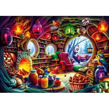 KS Games - Puzzle Mystical House in the Forest - 1 000 piese