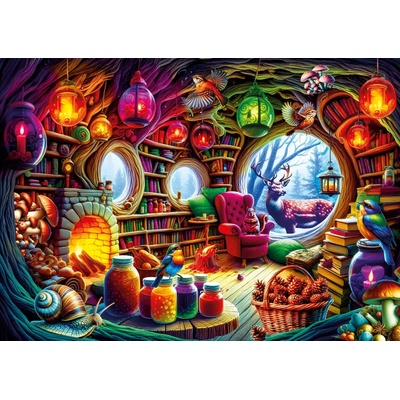 KS Games - Puzzle Mystical House in the Forest - 1 000 piese
