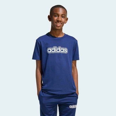 adidas detské tričko tmavomodré
