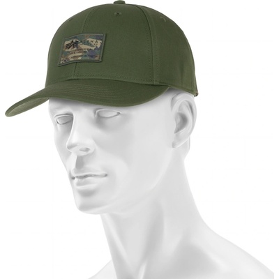 Alpha Industries CREW CAMO tmavě zelená