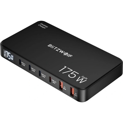 BlitzWolf BW-S30 6-in-1 Charging Station 4xUSB-C + 2xUSB 175W (BW-S30)