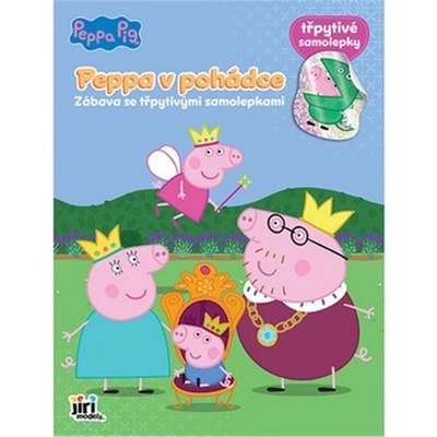 Zábava se třpytivými samolepkami prasátko Peppa