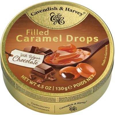 Cavendish & Harvey Filled Caramel Drops with Belgian Chocolate 130 g