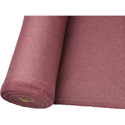 Mirtex Tkanina OXFORD LINEN 200/L68 Vínová Bordó šíře 160cm