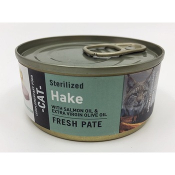 Bravery cat STERILISED HAKE salmon oil virgin olive 70 g