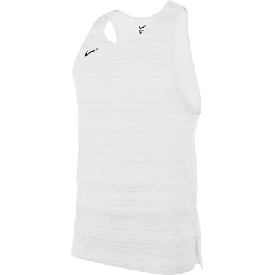 Nike Потник Nike men Stock Dry Miler Singlet Бял Velikost XXL