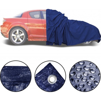 SVX Plachta zakrývacia 4 x 6 m 200g/m² modro-strieborná 20240406ms