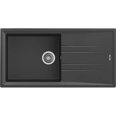 Гранитна мивка, обръщаема, за шкаф 60 см Stone 60 L-TG ТЪМНОСИВА (М.1020.ТС)