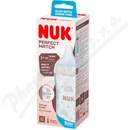Nuk Perfect Match fľaša s kontrolou teploty white 260 ml