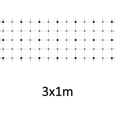 Montážna sada pre zelenú stenu - nerez, rozmer 3 x 1 m
